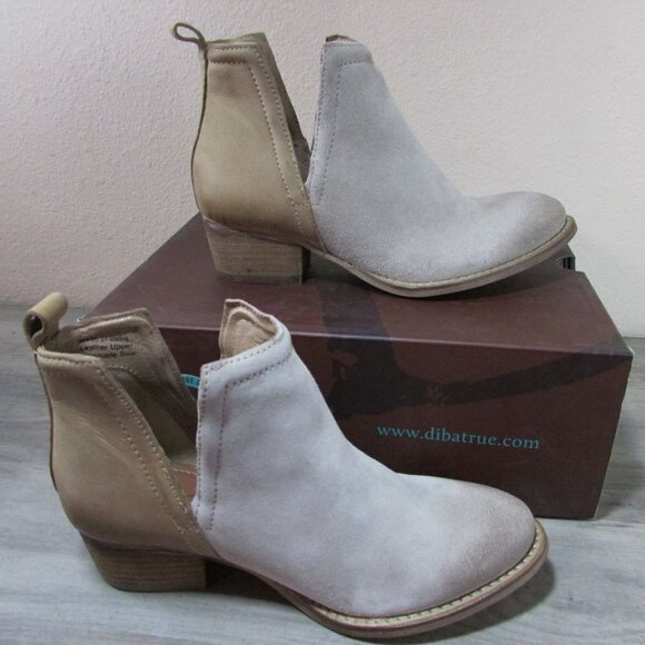 Diba True Women's Stop by Almond Toe Pull on Booties - Sand/Cognac 54620 - Picture 1 of 3